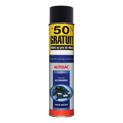 Aérosol noir MAT  Autolac 400ml +600 ml offert 973103