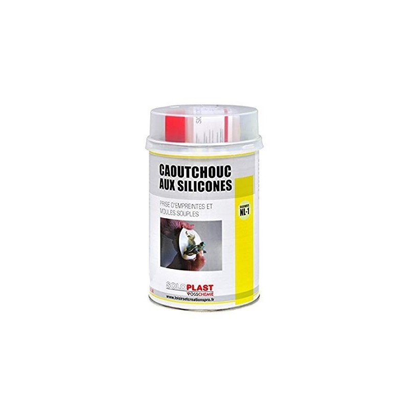 Caoutchouc aux silicones, Gris Soloplast